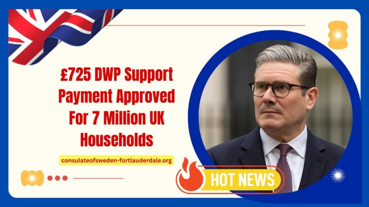 £725 DWP Support Payment Approved For 7 Million UK Households – Eligibility, Dates, And Full Details Inside
