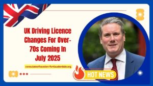 UK Driving Licence Changes For Over-70s Coming In July 2025